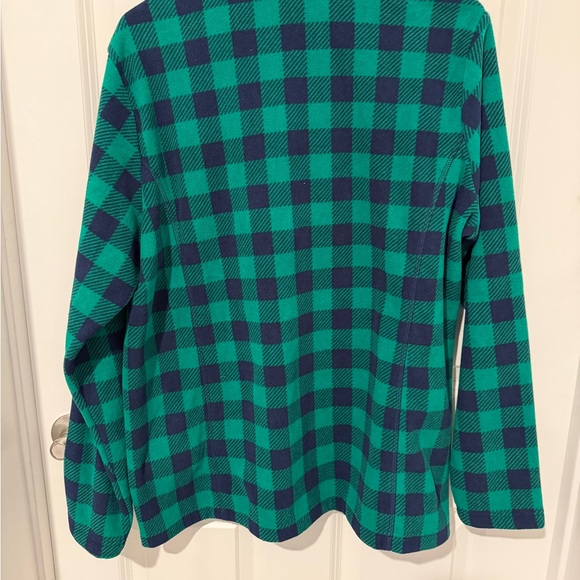 Lands’ End green and blue in a Vintage pullover. - Picture 7 of 8